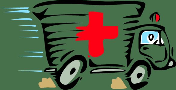 Krankenwagen Cartoon Bild