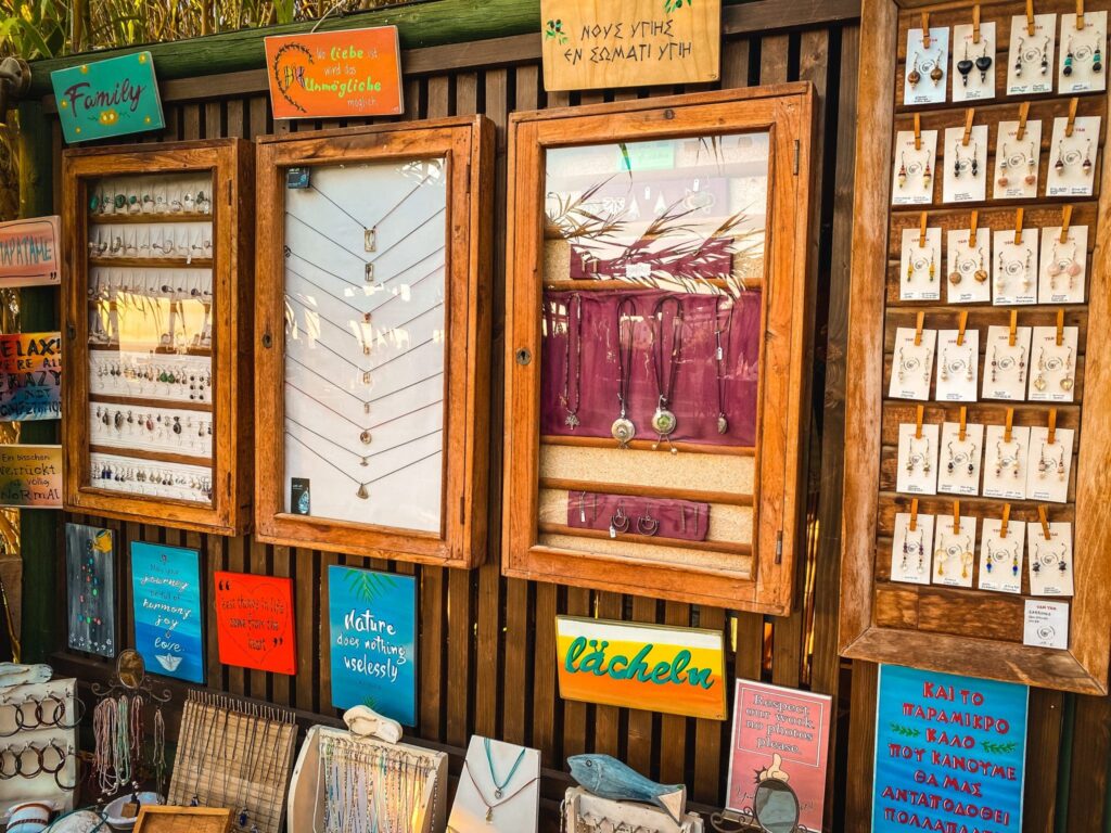 Der Tam Tam Shop auf der Insel Kos 10 Schmuck von lokalen Künstlern